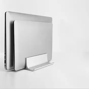 Foxnovo z Dvojno režo za Vertikalno Nastavljiv Laptop Stand Tablet Hlajenje Podporo Nosilec Nosilec za Apple MacBook Pro Lenovo Prenosnik