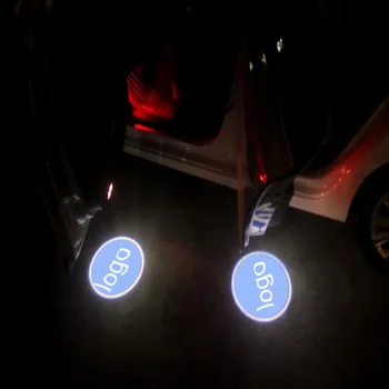 Avto laser projekcija svetilke, ki se uporabljajo za Volkswagen avto dobrodošli lučka za Golf 4 Touran Caddy Hrošč Bora LED vrata svetlobni Signal