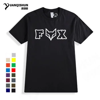 2018 Nove Modne Fox Moške Starejše FHeadX T Shirt 16 Barv Ulične Aktivno Racinger Moto-X T-shirt Unisex Harajuku Hip Hop 3XL