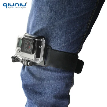 QIUNIU 3 v 1 360-Stopinjski Vrtljive Vrtljiva Elastične Rokavice Gori Zapestje Nogo Trak Pribor za GoPro Hero 7 6 5 4 3+ za Xiaomi YI