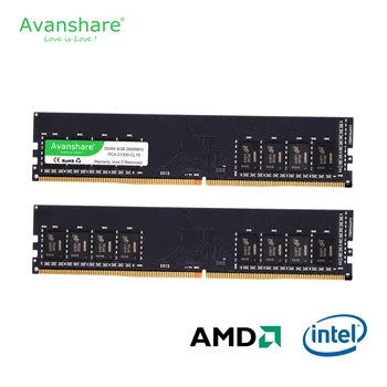 Avanshare DDR4 Ram Pomnilniki 4GB 8GB 2400MHz 2666MHZ 16GB PC DIMM Namizje Pomnilnik Računalnika
