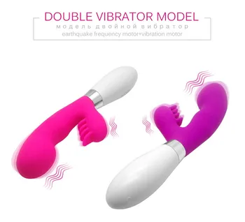 Sex Igrače 10 Frekvence G-spot Vibrator Vibratorji Vagina Stimulator Klitoris Lizanje Masturbator Ženski Čarobno Palico za Žensko Odraslih