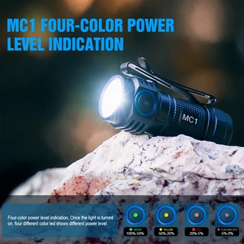 Trustfire MC1 Magnetni LED Svetilka 1000 Lumnov Cree Polnilna 2A Hitro Polnjenje Žep Svetlobe z Magnetom Mini EOS Delo Lučka