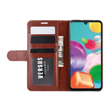 Knjiga Slog Usnjena torbica Za Samsung Galaxy A51 A71 5G 2020 A01 A50 A70 A11 A41 A31 Primerih Denarnice Pokrovček Za Samsung A 71 Primeru