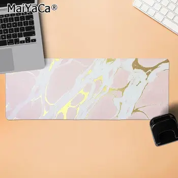 MaiYaCa 2018 Nove Rusije Belo Roza Zlata Marmorja mouse pad igralec igra preproge Gume Miško Trajne Namizje Mousepad