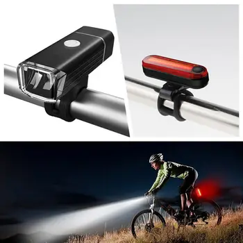 Kolo Kolo Luči USB LED Polnilna Nastavite Gorsko Kolesarskih Spredaj Nazaj Žarometov