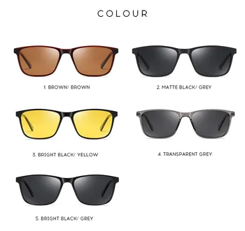 Nove Ženske Polarizirana korejski Moda Kvadratnih sončna Očala Moških Vožnje Retro na Prostem sončne Očala Za Ženske blagovne Znamke Design 2021 UV400