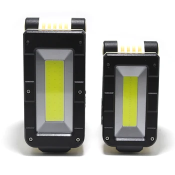 Mini Prenosni USB Polnilna baterijska Svetilka COB+XPE LED Svetilka Zunanja razsvetljava Šotor svetlobe Magnet kavljem Delo Luč + Vgrajen batt