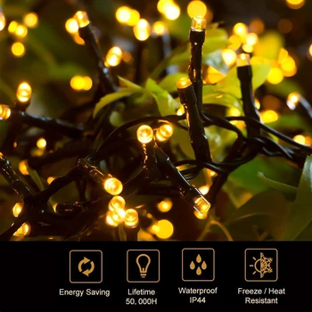 10M 20M 30 M 50 M 100 M Bluetooth Nadzor LED Niz Luči 31V nizkonapetostni Božični Luči za Zunanjo Xmas Party Poroko Dekor