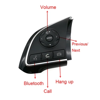 Glasnost zvoka Bluetooth Cruise Control Stikalo Volan Gumb Za Mitsubishi Outlander - 2018 Xpander Prostor Star ASX