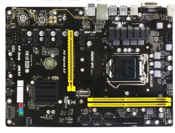 TB250-BTC Rudarstvo motherboard DDR4 LGA 1151 32GB USB2.0 USB3.0 B250 Desktop Motherboard