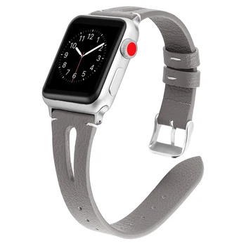 Pravega Usnja trak za apple watch band 44 mm 40 mm 42mm 38 mm zapestnica tiskanje watchband za iwatch serije 6/5/4/SE/3/2/1