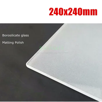 TEVO Tarantula Pro 240x240mm 3D Tiskalnik Eno stran motnega Borosilicate stekleni plošči 3mm debeline za Edaja-3 tiskalnika