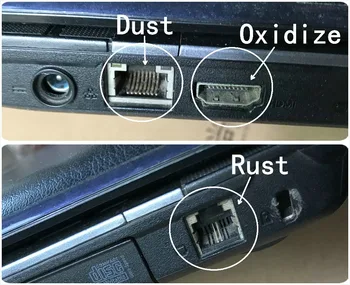 Nepremočljiva Dustproof Laptop Črn Silikonski čep vrata, pokrov stražar Za Dell Precision M6800 M6700 M6600 M4800