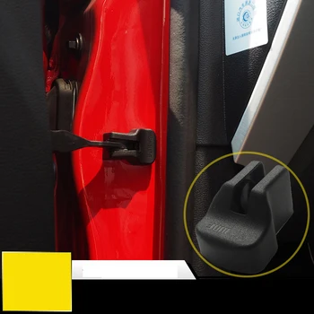 QHCP Vrata Preverite Roko Kritje Vrata Stop Armrest Kape Primeru Zaščitne Sponke Zajema Tečaj Ščit ABS Črno Za Ford Mustang-2020