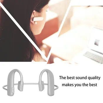 Poslušanje Šport Brezžične Slušalke Kostne Prevodnosti Slušalke Brezžične 5.0 Brezžični Šport Na Prostem Odprte Ear Slušalke