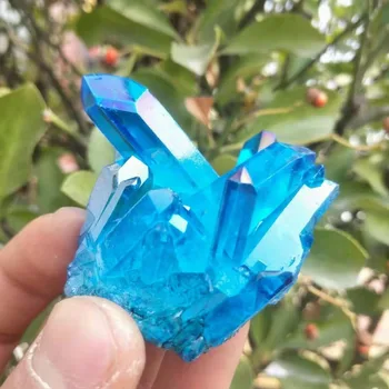 70-80 g lep aura angel quartz gruče fizično nanašanje barve crystal grozdov zdravljenje poročno dekoracijo akvarij