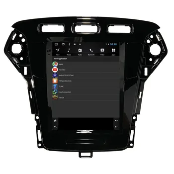 Android 10 palčni zaslon navpičnem Tesla slog avto gps multimedia radio Bluetooth navigacijske igralec za Ford Mondeo 2011-2013