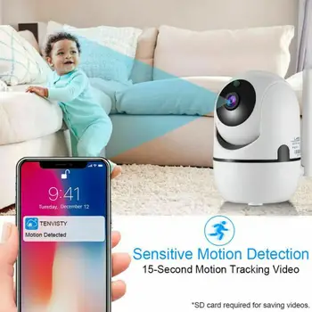 720P Home Security IP Kamera Brezžična Mini Kamera Night Vision CCTV WiFi Kamera Baby Monitor Pameten Pes Night Vision CAM