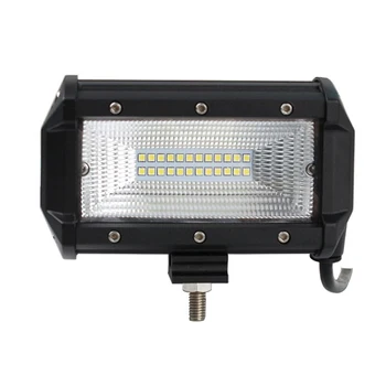 72W LED delovna Luč 12V lightbar 5 Palčni 4D LED Žarnice Za Avto za Meglo Za Traktor Čoln Avto, Tovornjak SUV ATV motorno kolo