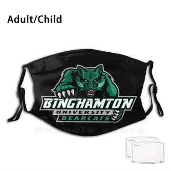 V Binghamton Bearcats Masko Pm2.5 Filter Stroj Odraslih Otrok DIY Abilene Christian Wildcats Univerze Collegiate Athletic Ekipa
