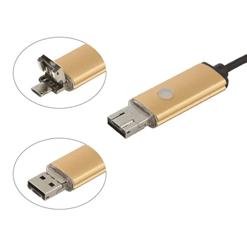 8 mm Ą Nepremočljiva Endoskop Android Fotoaparat 2m to10m Kabel USB Android Endoskop Fotoaparat Kača pregledovanje Cevi Borescope