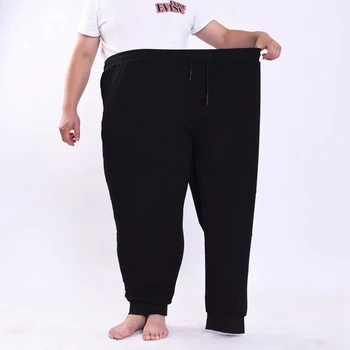 Jesen pomlad moških sweatpants plus velikost 10XL 8XL 11XL 12XL velika velikost soprts Stretch hlače Elastičnost ohlapne hlače 180KG 70 74 78 80