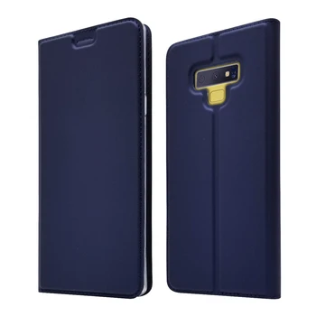 Luksuzni Coque Usnjena torbica etui Za Samsung Galaxy Note 10 9 8 S7 Rob S8 S9 S10 Plus J3 J5 J7 2017 Primeru Flip PU Telefon Vrečko Kritje