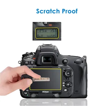 4PACK Set Top Plošče in Kamero LCD Zaščita Film Screen Protector za Nikon D750 D500 DF D810 D800 D610 Digitalni Fotoaparat D600