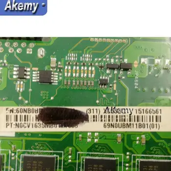 Akemy X556UV Prenosni računalnik z matično ploščo I5-CPU DDR4-8G RAM Za Asus X556UQ X556UV X556UB X556UR X556U Test mainboard X556UV motherboard
