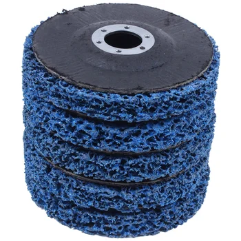 5Pcs Modra 115Mm Poliranje Kolo Barve Odstranjevanje Rje Čiščenje Kotni Brusilnik plošče Za Brušenje Orodja