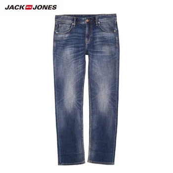 JackJones Moške Nov Prihod Priložnostne Svoboden Straight Fit Temna Barva Kavbojke Moški Letnik Jeans|219332554