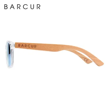 BARCUR Otrok Polarizirana sončna Očala Les, sončna Očala Fant Dekleta UV400 Očala Oculos Gafas De Sol