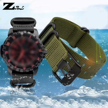 Pazi trak 22 mm 23 mm watch band nepremočljiva šport watchbands nato trak modna zapestnica zapestnica za moške
