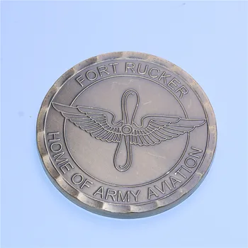Helikopter Huey UH 1 Fort Rucker Vojske Izziv Kovanec St, USAF krog kovancev, 40*3 mm, trgovina s spominki umetnosti