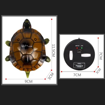 Električni RC-Daljinsko upravljanje Želva Robot Ir Simulacije Zeleno Morsko Želvo Veren po Vsebini Smešno Težavno Igrače Za Fante