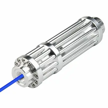 Močan Pekoč Modri Laser Baklo 445nm 10000m Večfunkcijsko Focusable Laser Pogled Kazala Svetilka Opekline na Tekmo
