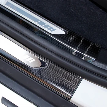 Avto Nerjavno Jeklo Vrata Polico Izvažajo Ploščo Notranje Trim Pedal za Varstvo Okras Avto Styling Pribor Za BMW X5 G05 2019