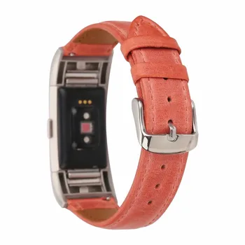 Zamenjava Fitbit Polnjenje 2 Razreda Pravega Usnja Trakovi Pasu Watch Band za Fitbit Polnjenje 2 Srčni utrip Pametna Zapestnica
