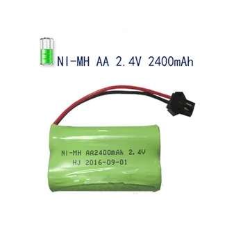 1pcs baterie pack aa ni-mh 2,4 V 2400mAh / aa baterija za ponovno polnjenje za RC električne igrače, električni orodje / 2,4 v nimh baterije