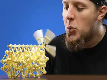 DIY 3D Puzzle vetrne energije igrača Walker Pogon Hoja Skupščine Model Kompleti Robot Igrače, ročno izdelane Znanost eksperiment Igrača