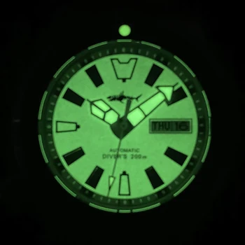 Heimdallr Letnik Abalone Moške Potapljanje Watch Safir 200 M vodoodpornost Japonska NH36A Avtomatsko Gibanje Svetlobne Moško uro