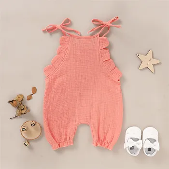 Pudcoco USPS 0-18 M Novorojenega Dojenčka Baby Girl Obleke Romper Jumpsuit Poletje Obleko 1Pc