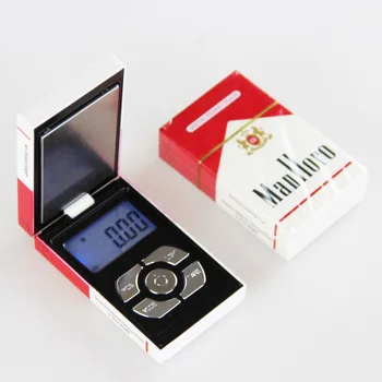 500gx0.1g Mini Žep Elektronski Digitalni Obsega Nakit Diamantni Obsega Zlato Cigaret Box Design Stehtamo Bilance