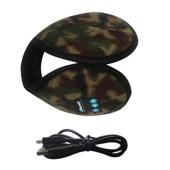 Handfree Smučanje Bluetooth Naušniki Brezžični HD Predvajalnik, ki Teče za Polnjenje Slušalke Glasbe Ženske Moški Uho Toplejše Slušalke Pozimi