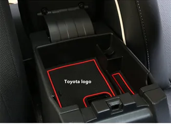 Avto notranja dekoracija Konzole armrest posodo škatla za shranjevanje Preuredi pribor slog Za Toyota Corolla 12. 2019 2020