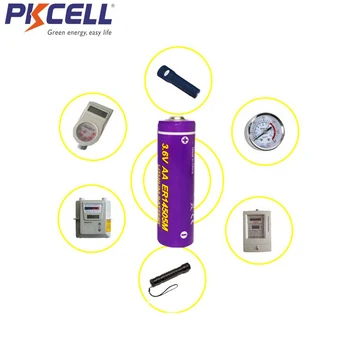 1PCS PKCELL 1800mAh 3,6 V ER14505M AA LiSCLO2 Baterije Tipa Litijeve Baterije Za Alarme ali varnostne opreme