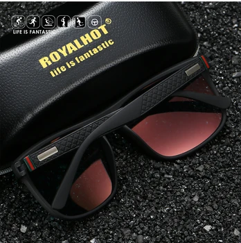RoyalHot Moški Ženske Polarizirana Elastična Kvadratni Okvir Vožnjo sončna Očala sončna Očala Odtenki Oculos masculino Moški 900124