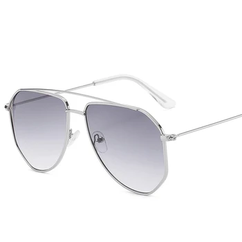 Klasične Letalske sončna Očala Ženske Moški Pilotni Vožnje Kovinski Okvir sončna Očala Moški UV400 roza Gafas De Sol Za Moške Gradient Vijolična