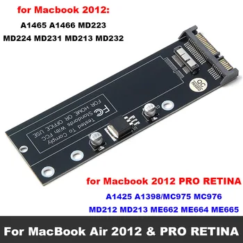 SATA na SSD Adpater Pretvornik Krovu Kartice za Macbook Air & PRO RETINA za Apple 2012 2011 2010 7+17pin & 6+12pin SSD da SATA 22p